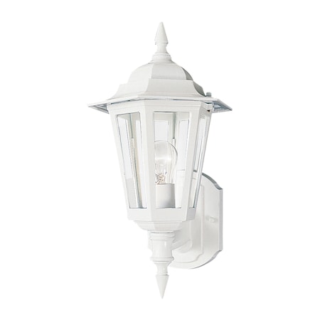 Maxim Lighting Builder Cast 1-Light 8" Wide White Outdoor Wall Sconce 3000CLWT